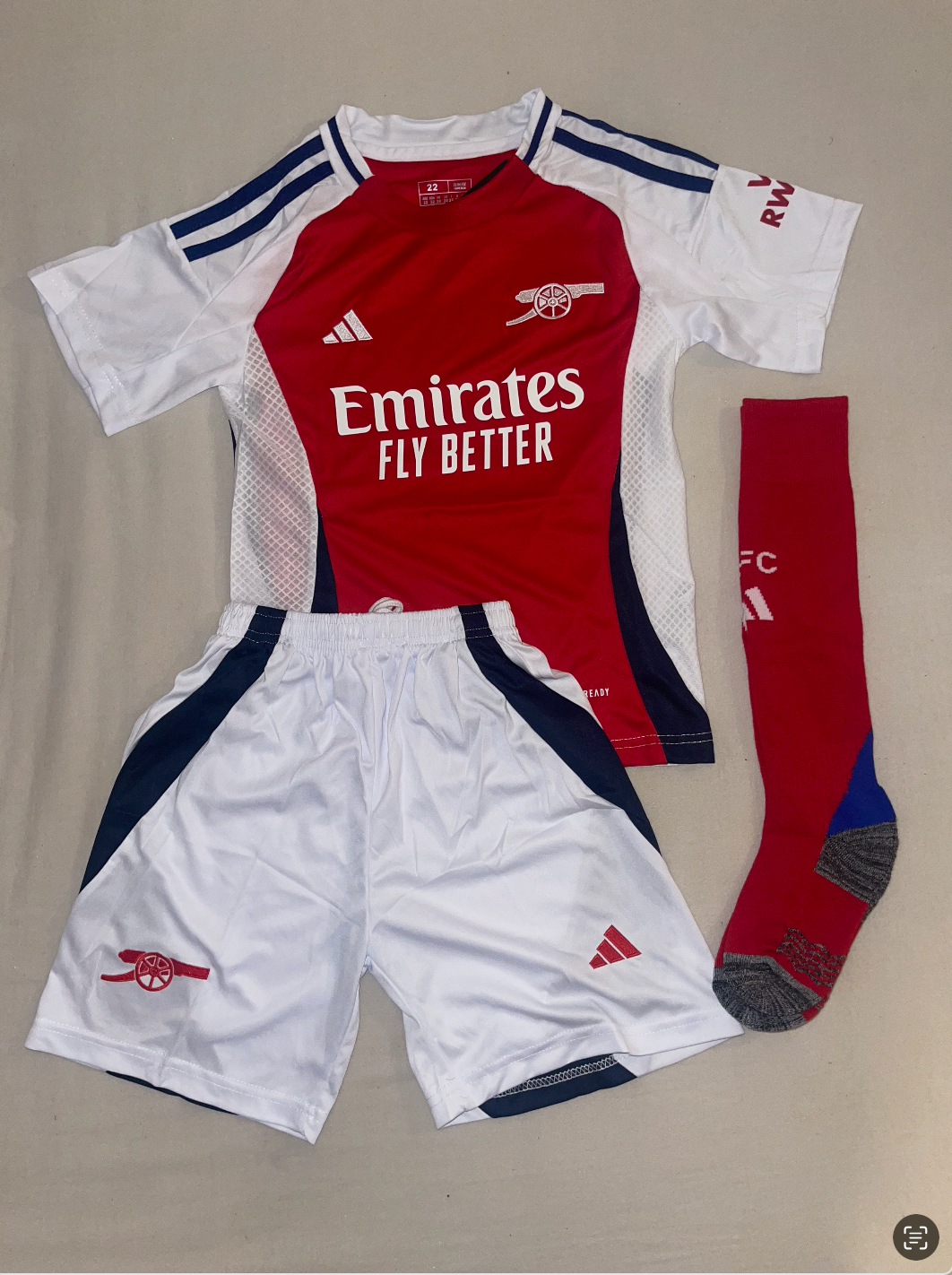 Arsenal Adidas Home Kit 2024-25