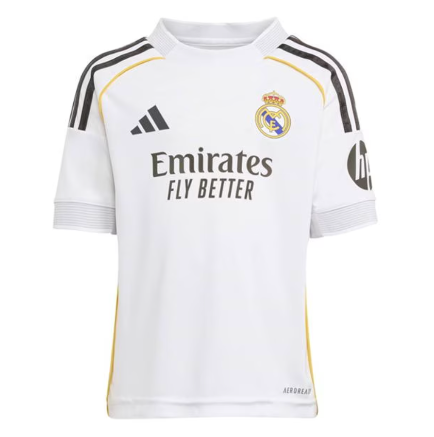 Real Madrid Adidas Home Kit 2025-26