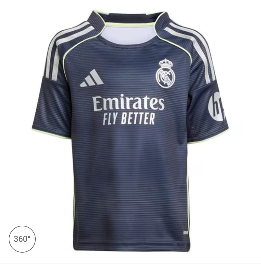 Real Madrid Adidas Away Kit 2025-26